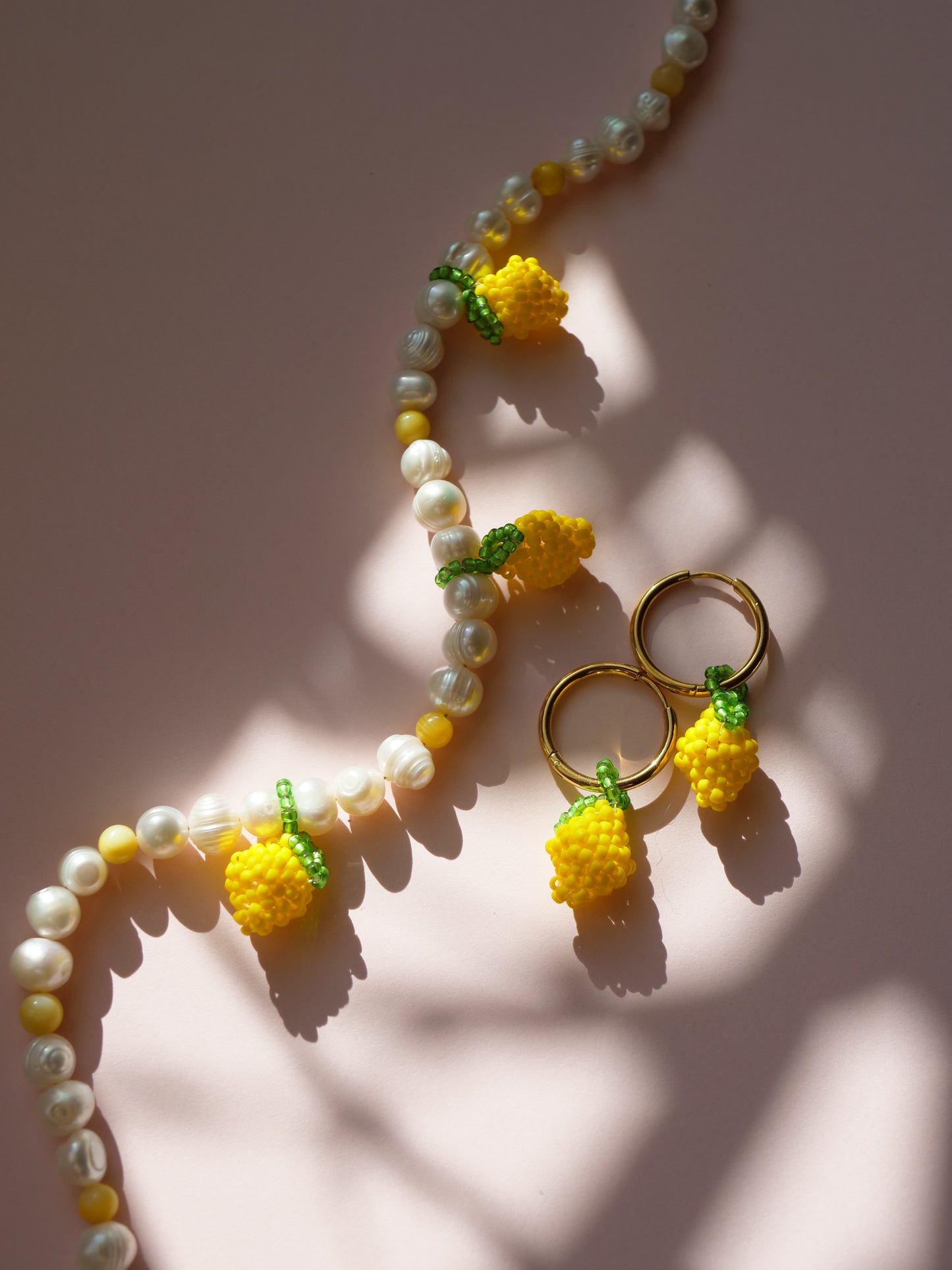 Lemon Pearls -necklace